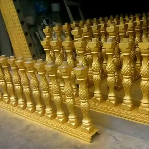 Miniatura 2 de Moldes de bricolaje para balaustradas, juego de moldes para barandillas de cemento romano, barandilla de cemento, moldes de fundición de plástico