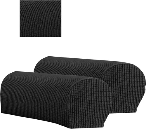 Miniatura 12 de 2 fundas de poliéster para reposabrazos de sofá, funda para sillón, fundas antipolvo, protector de muebles suave y cómodo para sofá, silla reclinable