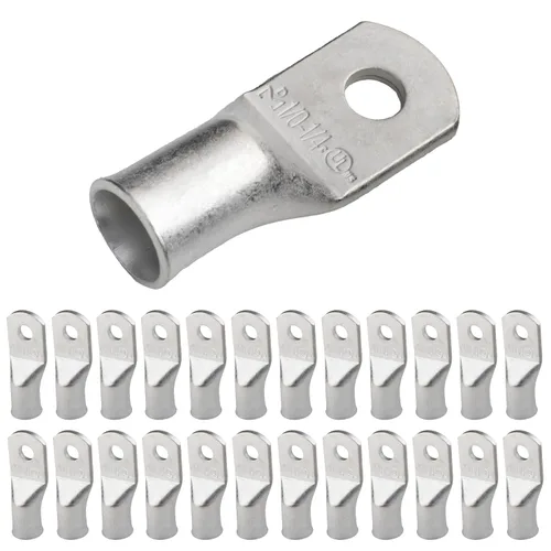 Miniatura 161 de SELTERM 5 piezas terminales de cable de cobre estañado 1/0 AWG perno de 1/2", extremos de cable de batería, terminales de anillo, conectores