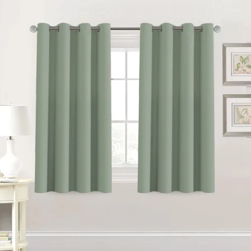 Miniatura 45 de H.VERSAILTEX - Cortinas blackout con aislamiento térmico y ojales en la parte superior, para patios, puertas correderas y división de habitaciones