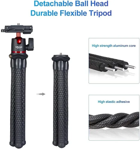 Miniatura 5 de ULANZI Trípode flexible para cámara + luz impermeable ULANZI LITE