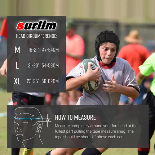 Miniatura 2 de Rugby Soft Helmet - Casco de fútbol Scrum Cap 7v7 Flag