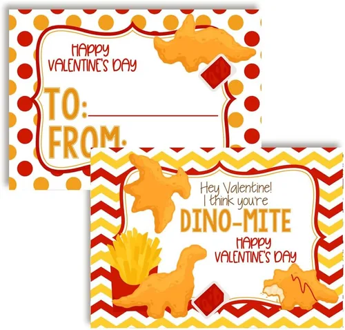 Miniatura 13 de AmandaCreation - Tarjetas para el día de San Valentín con chispas de chocolate con chispas de chocolate para regalar a amigos y compañeros de clase
