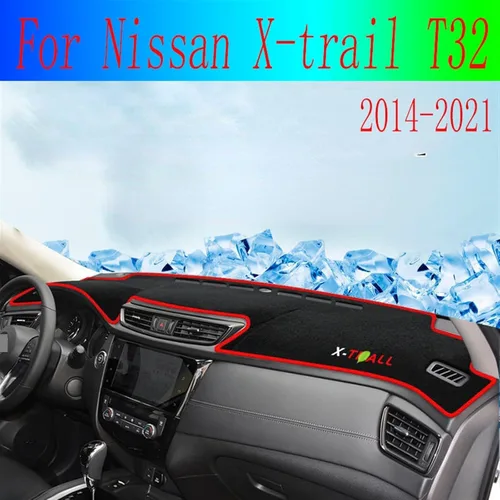 Miniatura 2 de Cubierta de salpicadero para Nissans X-Trail T32, cubierta de tablero de instrumentos para evitar la luz, tapete para panel de instrumentos, 1