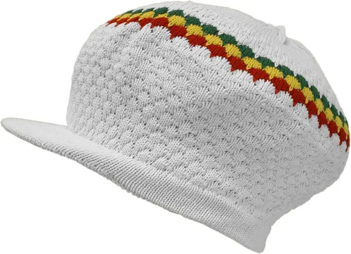 Miniatura 22 de Shoe String King SSK Rasta Knit Tam Hat Dreadlock Gorra con múltiples diseños y tamaños.
