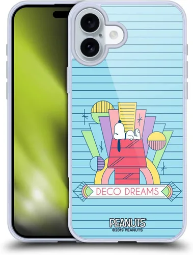 Miniatura 77 de Head Case Designs Snoopy Deco Dreams - Funda de gel suave con licencia oficial de Peanuts Blue Pattern compatible con Apple iPhone 7 Plus/iPhone 8