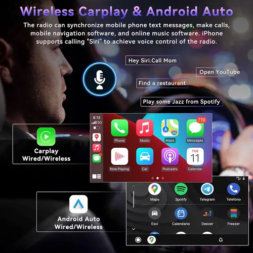 Miniatura 3 de [HiFi Audio] 2+64G Android Car Stereo para Hyundai Elantra 2014-2016 Wireless Apple Carplay Android Auto 9 pulgadas Pantalla táctil Navegación