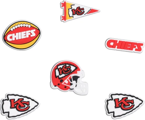 Miniatura 21 de FOCO unisex-adult NFL Team Logo 6-Pack Shoe Charms