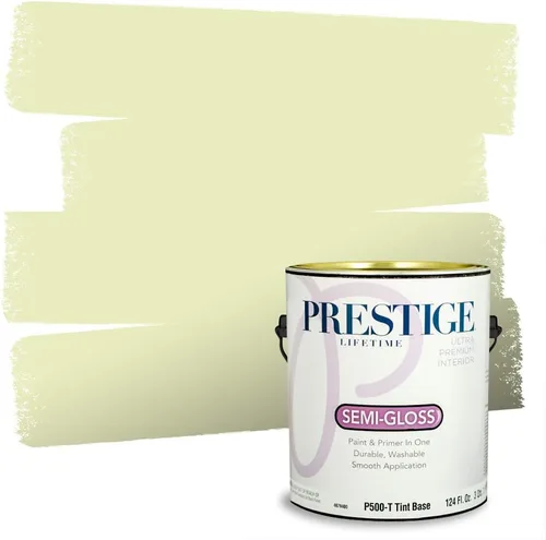 Miniatura 90 de PRESTIGE Pinturas Pintura interior e imprimación en uno, 1 galón, cáscara de huevo, aventura