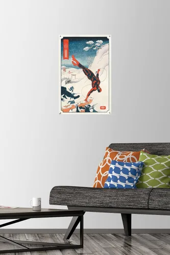 Miniatura 2 de Trends International Marvel Comics Daredevil - Póster de pared Ninja con pasadores