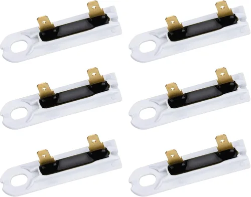 Paquete de 6 fusibles térmicos para secadora 3392519, compatible con secadores Whirlpool, Kenmore, Maytag, LG, GE y Amana, pieza de repuesto