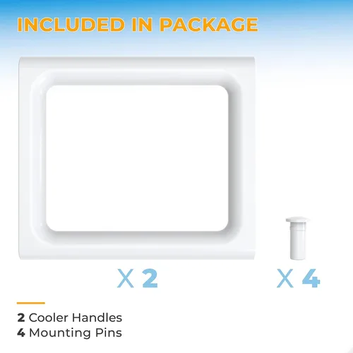 Miniatura 3 de Pokin Piezas de repuesto de mango enfriador para Coleman de 2 vías, mango Xtreme Cooler para accesorios de refrigeración de camping, doble capa