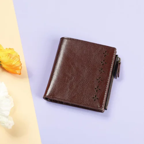Miniatura 7 de Lavemi Ultra Thin Small Compact Leather Womens Wallets RFID Blocking Credit Card Holder for Women