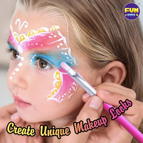 Miniatura 2 de Kit de maquillaje para niños, FunKidz 60 piezas de juguetes cosméticos lavables para jugar y fingir, caja de maquillaje de regalo para niñas