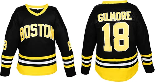 Camiseta de hockey sobre hielo de película para hombres ropa de hip hop de los años 90, camisetas de práctica de hockey para hombres 18#