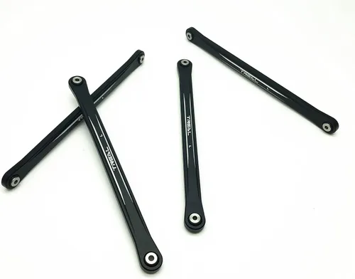 Miniatura 2 de Treal Aluminio 7075 Barras de enlace inferior (4) Set para Losi LMT (negro)