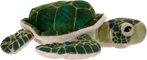 Miniatura 5 de Wild Republic - Peluche de tortuga marina, muñeco de felpa, juguete de peluche, regalos para niños, Colección Cuddlekins, verde de 8 pulgadas, multi