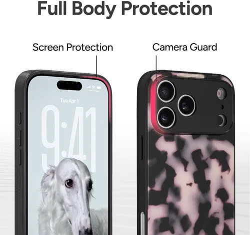 Miniatura 4 de Funda para iPhone 17 Pro, [Compatible con Magsafe] [Protección Completa de la Cámara], Cubierta Protectora Antichoque de Tortuga para Mujeres, Funda