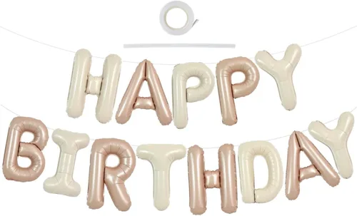 Miniatura 14 de TONIFUL Globos con Letras para Niña - Globos de Papel de Aluminio Rosa de 16 Pulgadas, Pancarta para Baby Shower de Niña, para Fiesta de Revelación