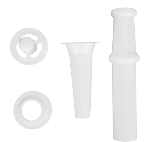 Miniatura 5 de Accesorio para molinillo de alimentos para batidoras de pie de cocina con empujador universal de alimentos + boquilla de relleno de salchichas +