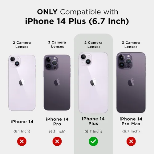 Miniatura 8 de Case-Mate Funda para iPhone 14 Plus, mármol de quilates [protección contra caídas de 10 pies] [compatible con MagSafe] Funda magnética con bonito