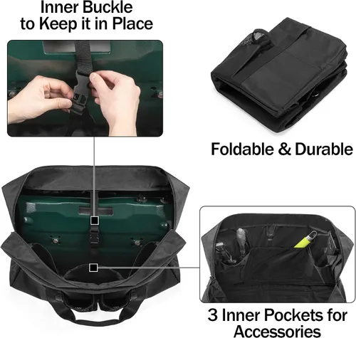 Miniatura 2 de samdew Funda de transporte para estufa de campamento, bolsa de almacenamiento para estufa de campamento compatible con estufa de gas Coleman de 2