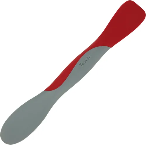 Miniatura 23 de Tovolo Scoop and Spread Herramienta Esparcidora de Sándwich de Silicona Grande de Doble Extremo con Mango de Nailon, Herramienta de Silicona