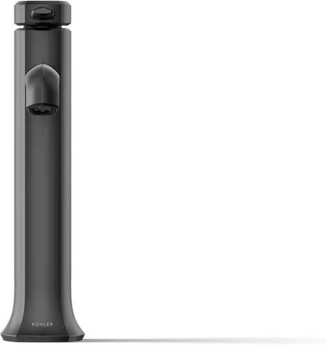 Miniatura 9 de Kohler 27003-4-BL Occasion - Grifo alto para lavabo de baño con una sola manija, 1.2 gpm, color negro mate Mate negro