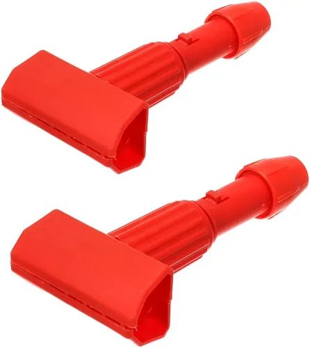 Miniatura 9 de Abrazaderas de trapeador comercial, mango de trapeador de cambio rápido, soporte de repuesto de cabezal de trapeador resistente, mango de trapeador