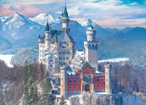 Miniatura 2 de EuroGraphics Castillo de Neuschwanstein en invierno
