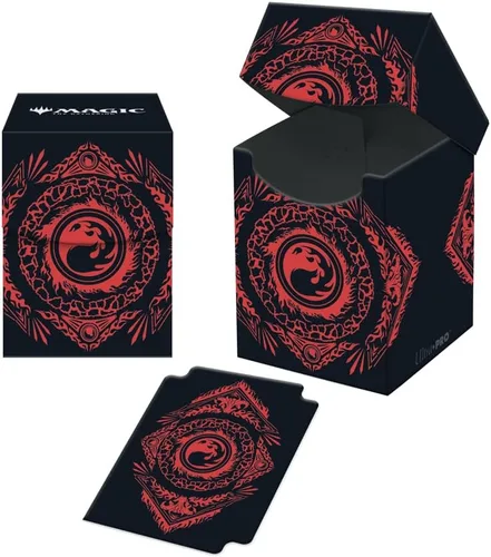 Ultra Pro - Magic: The Gathering Mana 7 Mountain Deck Box 100+ - Protege tus cartas mientras estás en movimiento, y siempre prepárate para la