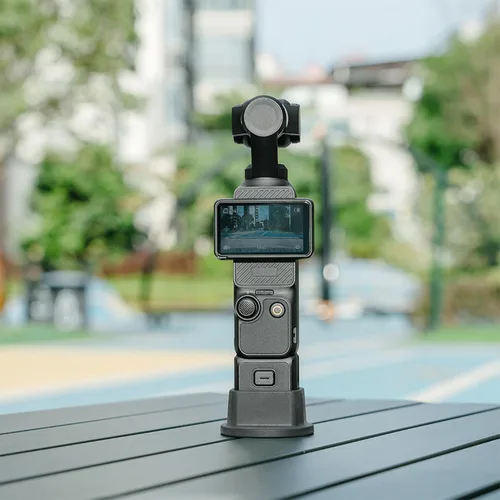Miniatura 5 de PCTC Soporte de escritorio antideslizante de silicona para DJI Osmo Pocket 3, ligero y compacto, OSMO Pocket 3 Accesorios (negro silicona)