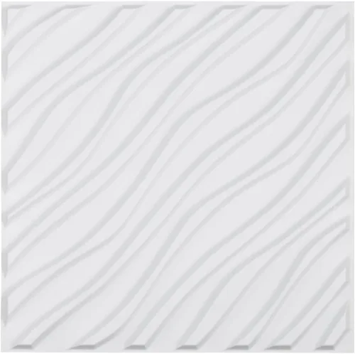 Miniatura 12 de VEVOR Paneles de pared 3D, paquete de 12 unidades de 19.7 x 19.7 pulgadas de PVC, azulejos de sal minimalistas de arte moderno, panel de acento