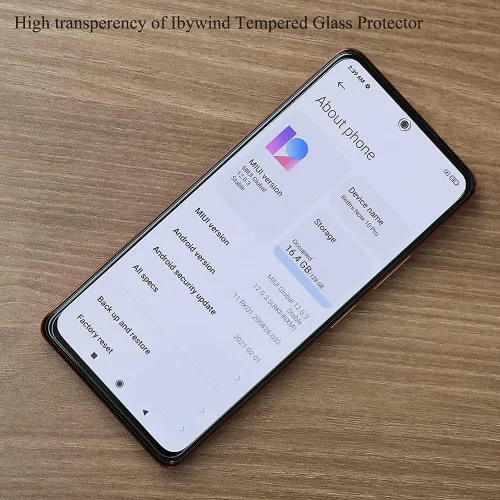 Miniatura 6 de Ibywind Protector de pantalla para Redmi Note 10 Pro 4G (6.67 pulgadas) con 2 piezas de vidrio templado, 1 protector de lente de cámara, 1 película
