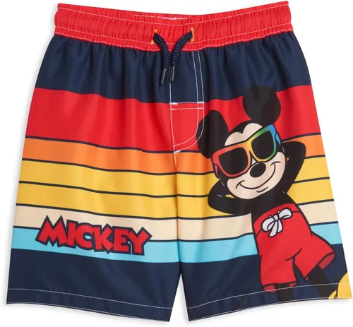 Miniatura 2 de Disney Mickey Mouse - Conjunto de traje de baño y camiseta de neopreno para bebés y niños pequeños