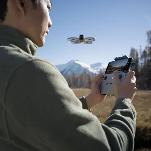 Miniatura 7 de DJI Flip (RC-N3), dron con cámara 4K UHD para adultos, menos de 249 g, estabilización de cardán de 3 ejes, transmisión de video de 44000 pies/13 km