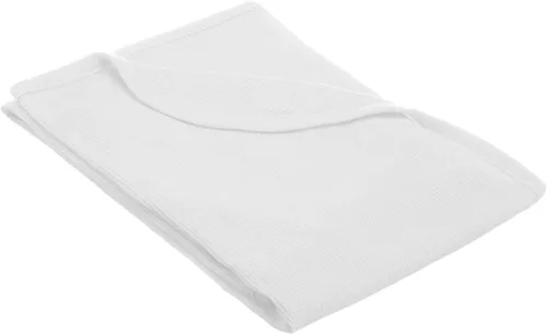 Miniatura 14 de TL Care Manta térmica de muselina 100% algodón con textura de gofre para envolver, suave, transpirable y elástica, color crema, 30 x 40 pulgadas