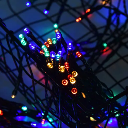 Miniatura 2 de Paquete de 2 luces de cadena solar de 200 LED, 85.2 pies 8 modos de luces de cadena solar para exteriores, luces de cadena impermeables