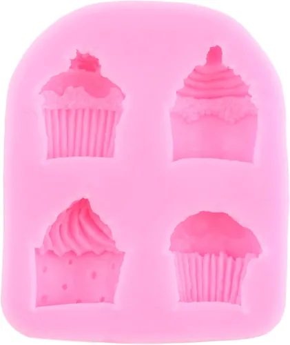 Miniatura 6 de Mujiang Mini molde de silicona para paletas de helado de verano, para decoración de pasteles de cumpleaños, cupcakes, caramelo, arcilla, chocolate