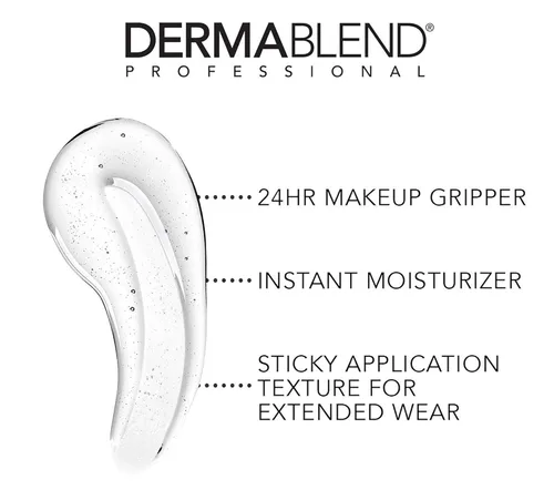 Miniatura 2 de Dermablend Insta-Grip Jelly Primer, maquillaje facial, pre-base facial sin silicona para piel seca, minimización de poros con duración de 24 horas