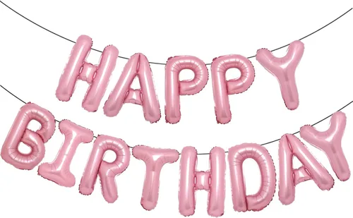 Miniatura 14 de Accevo Cartel de globos negros con letras Happy Birthday, 16 pulgadas, papel de aluminio, letras 3D, feliz cumpleaños para niños, adultos, unisex