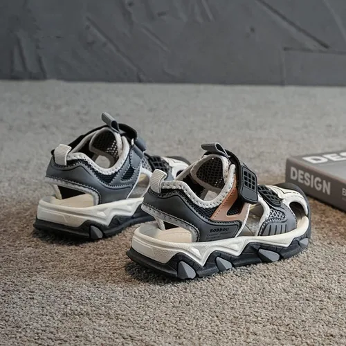 Miniatura 7 de KAQ Sandalias deportivas para niños y niñas, sandalias de agua para niños, zapatos de verano para caminar, senderismo al aire libre