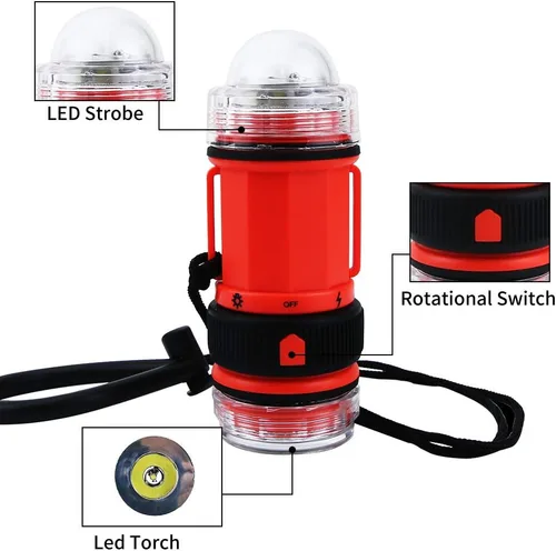 Miniatura 5 de Potente luz de buceo, linternas impermeables linterna de buceo, luces submarinas de alto lúmenes linternas linternas. linterna submarina más