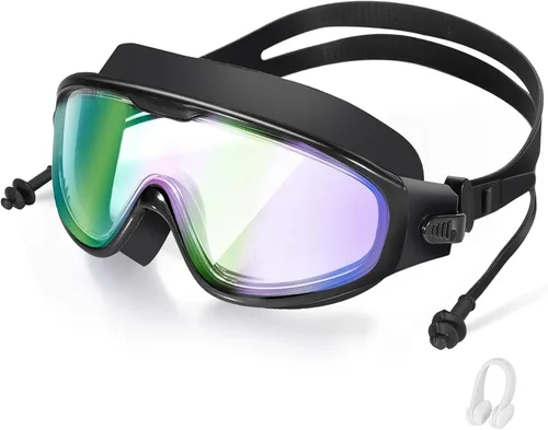 Miniatura 11 de Gafas de natación, visión amplia, visión clara, gafas de natación para adultos, protección UV antivaho, sin fugas, gafas de piscina