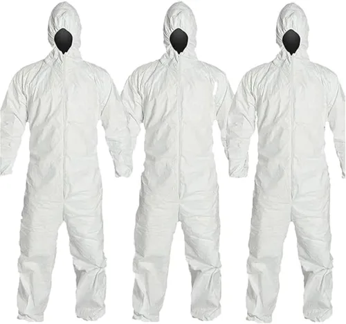 3 piezas de overoles protectores desechables 3XL, resistentes para hombres y mujeres, para pintar, poda de jardín y más trabajos sucios, ligeros,