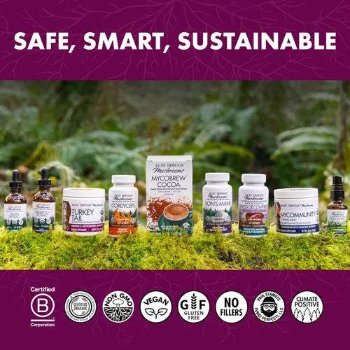 Miniatura 7 de Host Defense Polvo de Hongo Cola de Pavo - Suplemento de Apoyo para la Salud Digestiva y Respuesta Inmune - Suplemento de Hongos para el Apoyo