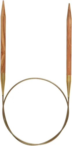 Miniatura 2 de addi Agujas de tejer circulares, madera de olivo, longitud 40 cm (16") (US3)