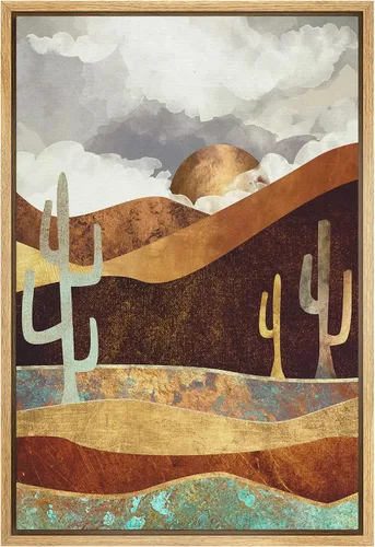 Miniatura 11 de SIGNFORD Lienzo Enmarcado Impresión Arte de Pared Océano Pastel Luz del Sol Puesta de Sol Horizonte Naturaleza Vida Silvestre Ilustraciones Arte