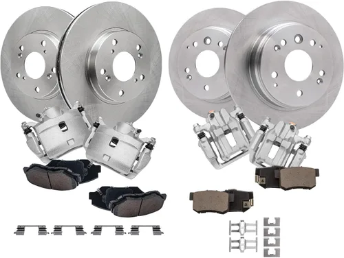 Miniatura 48 de Detroit Axle - Rotores de freno para Ford Mustang 2015 2016 2017 2018 2019 2020 2021 2022 2023 Rotores de freno de disco 2016 2017 2018 2019