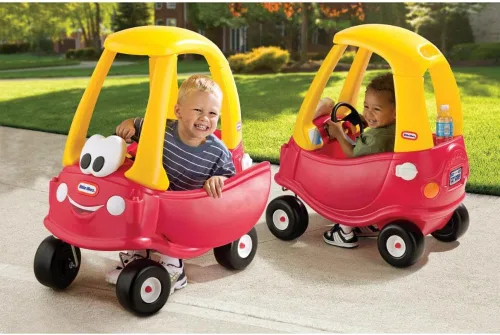 Miniatura 8 de Little Tikes – Cozy Coupe 30th Anniversary coche, Sin armar, Rojo